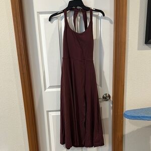 Backless Cut Out Twisted Side Pocket Split Midi Casual  Halara